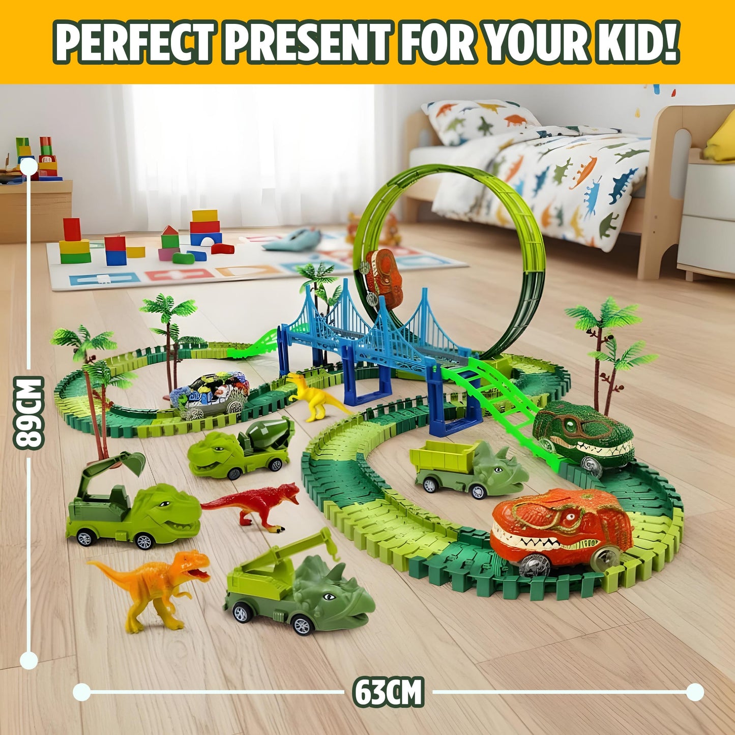 Jurassic Dino Track Set