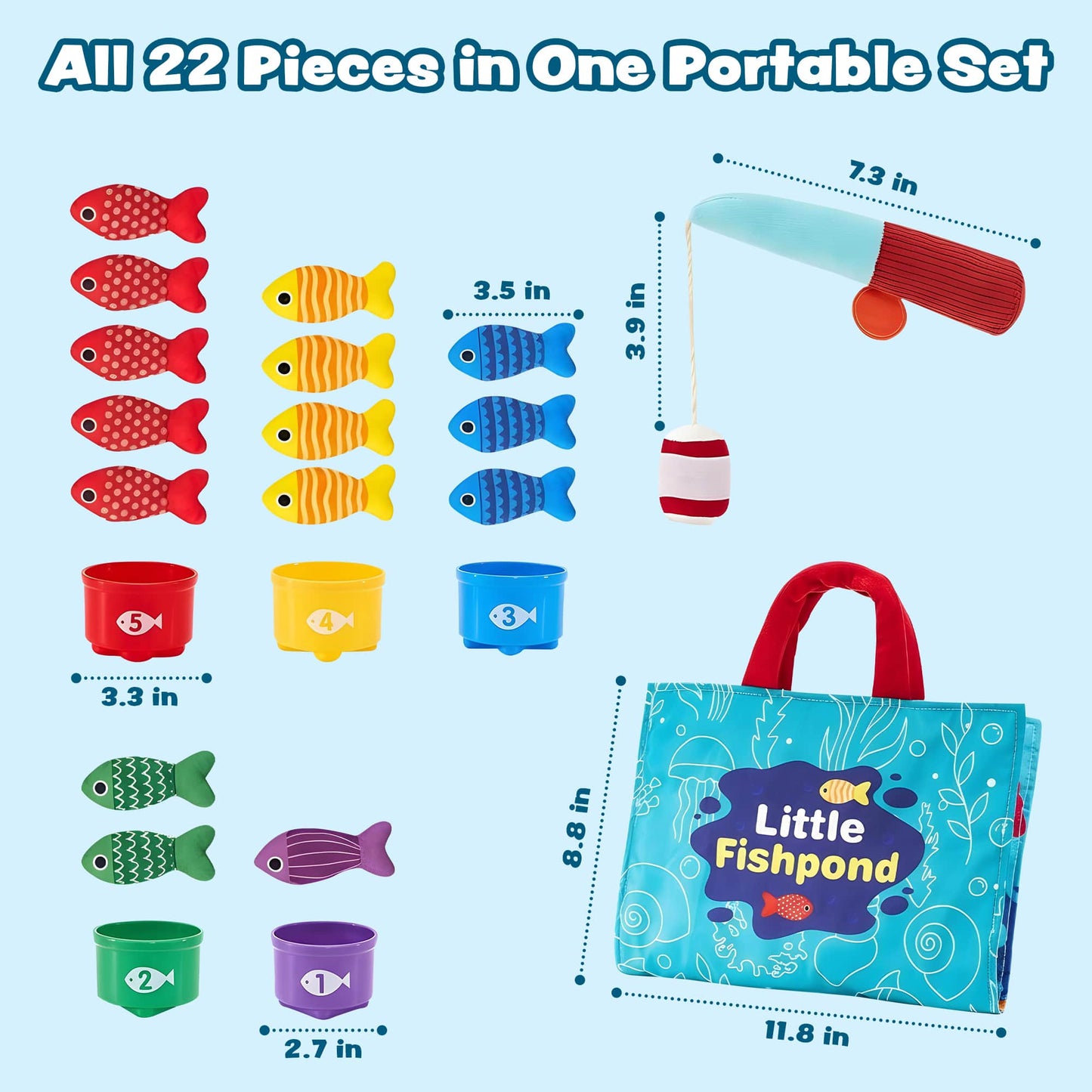 Little Ocean Montessori Fishing Set