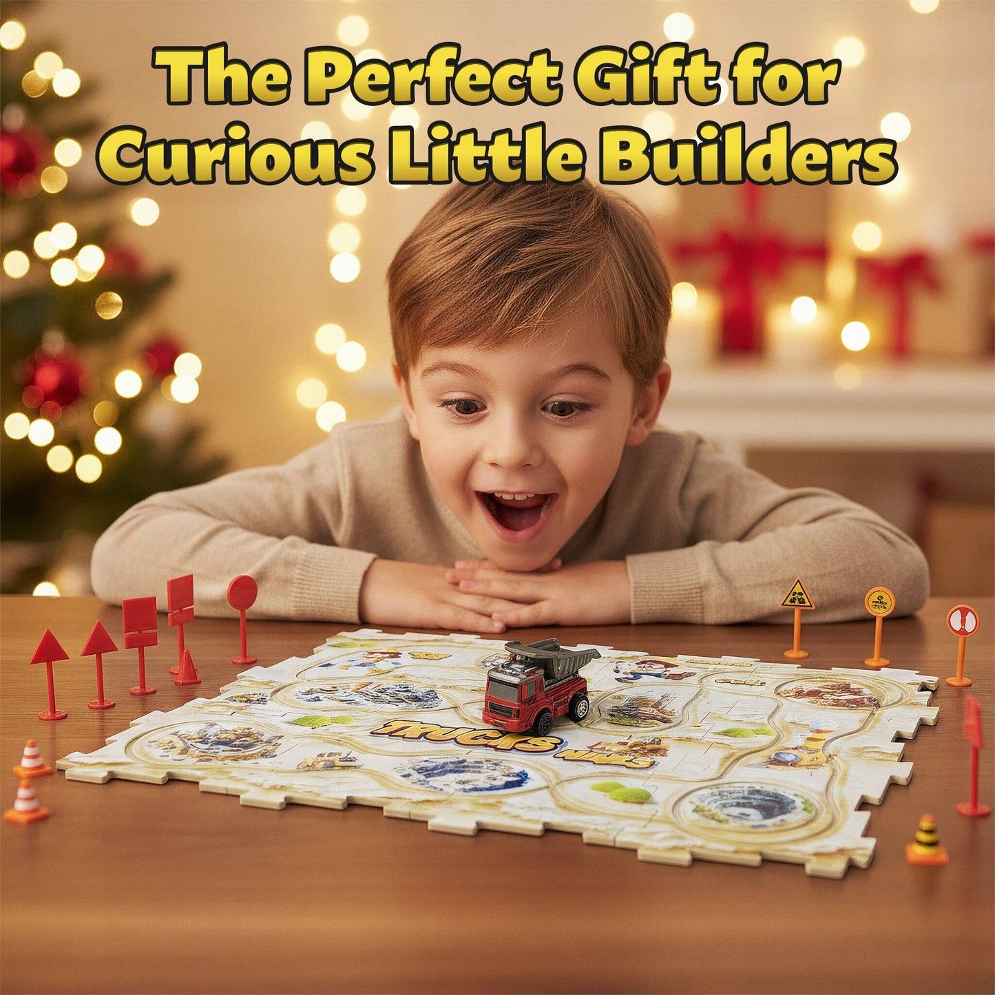 Jigsaw Puzzle Car Track