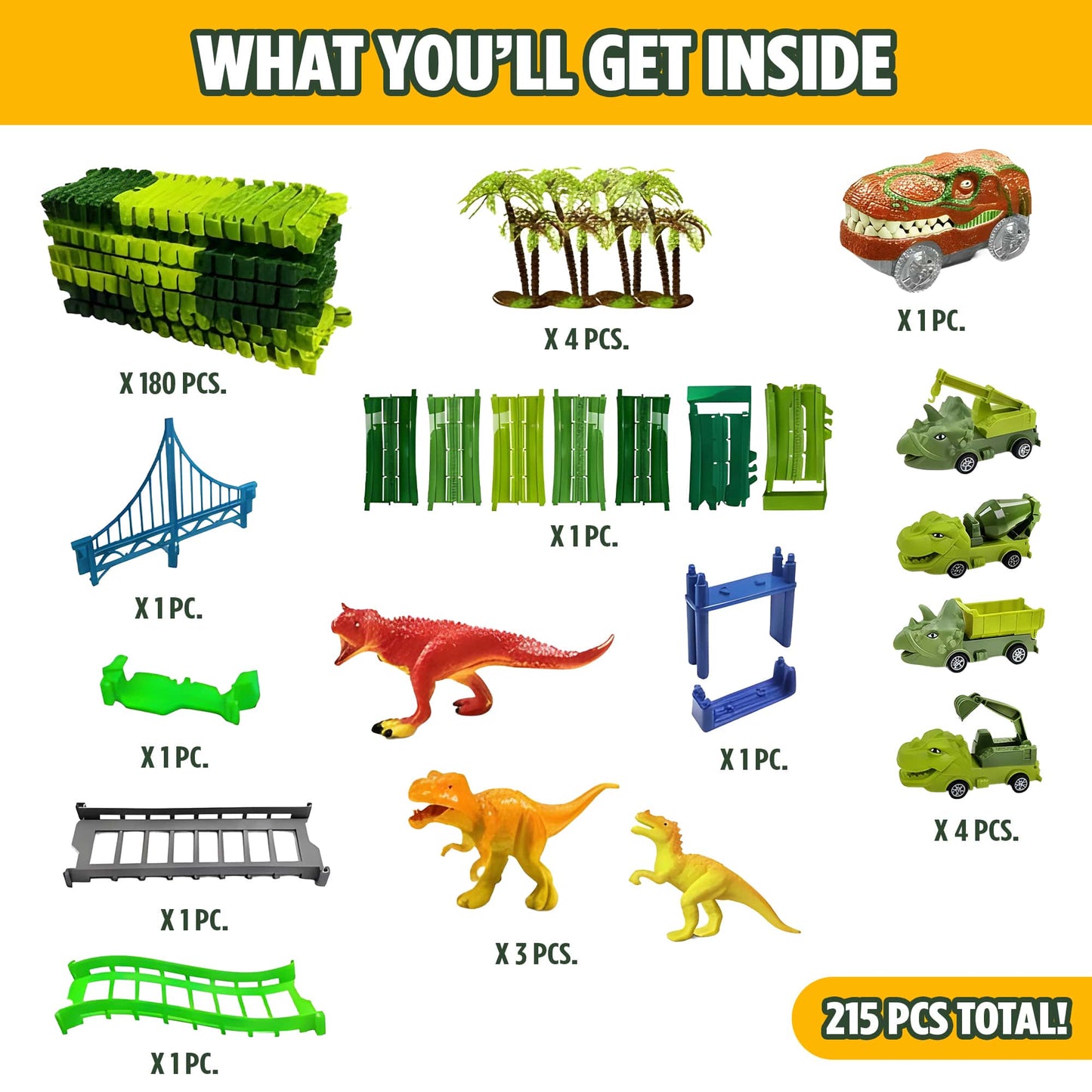 Jurassic Dino Track Set