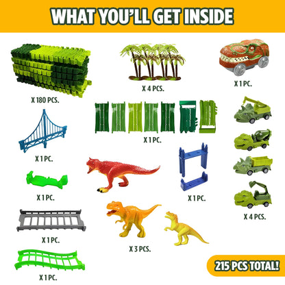 Jurassic Dino Track Set