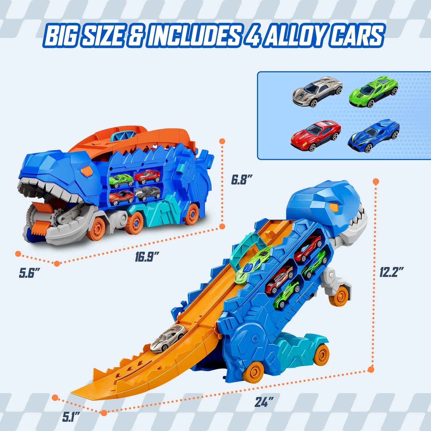 Chomp & Race Dino Transporter