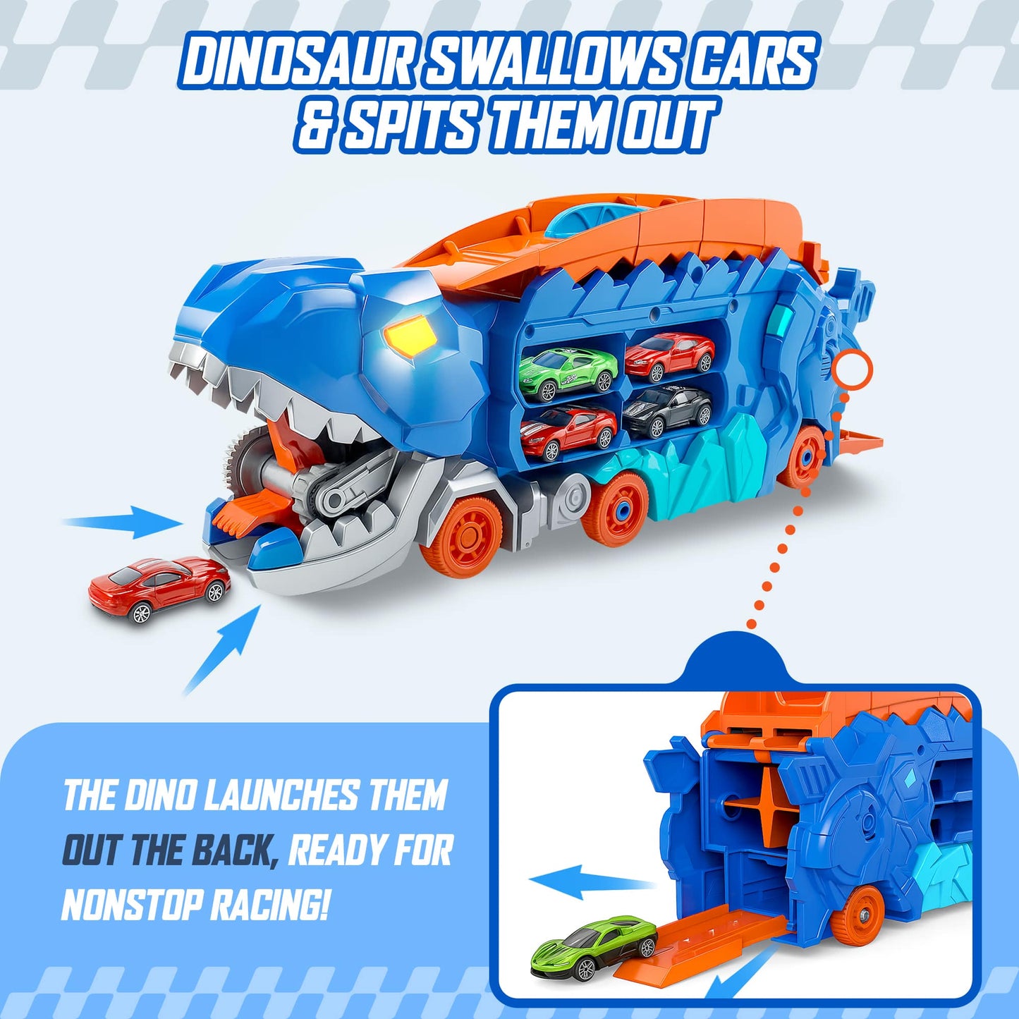 Chomp & Race Dino Transporter