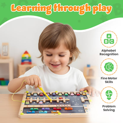 Magnetic ABC Parking Board