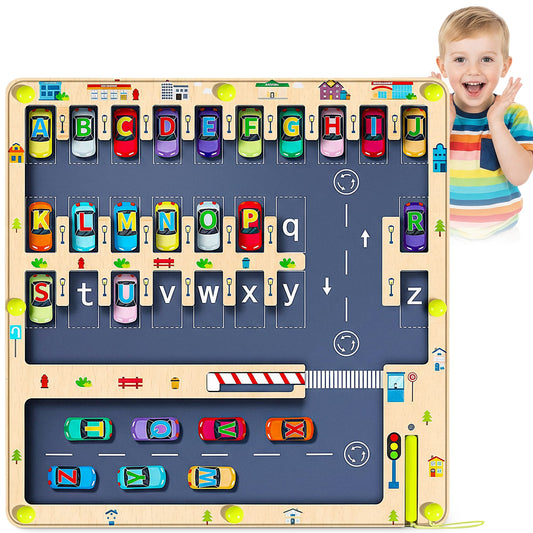 Magnetic ABC Parking Board