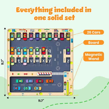 Magnetic ABC Parking Board