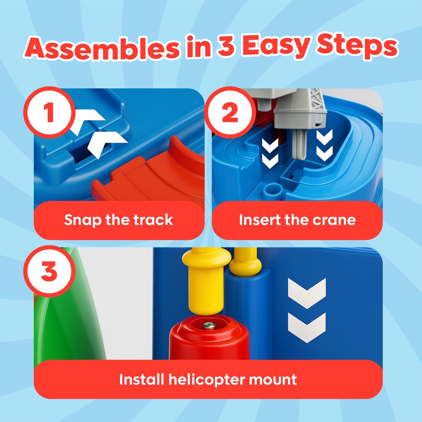 TurboCity Push 'n' Play Racetrack