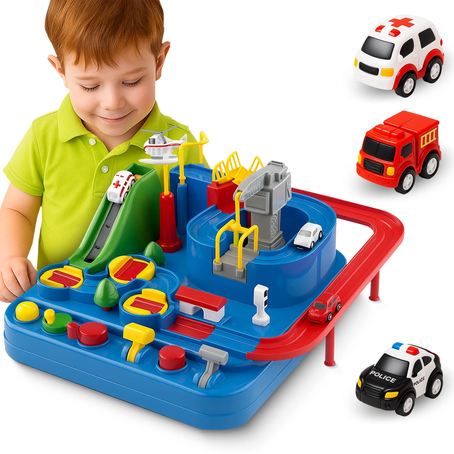 TurboCity Push 'n' Play Racetrack