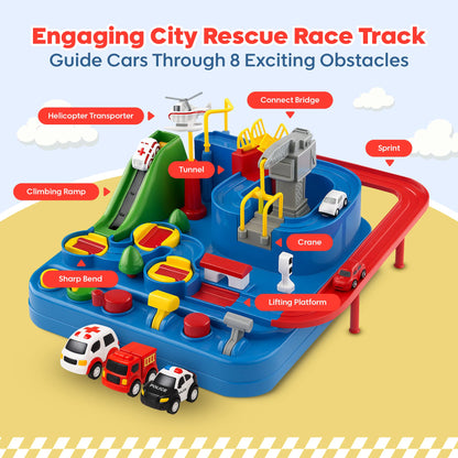 TurboCity Push 'n' Play Racetrack