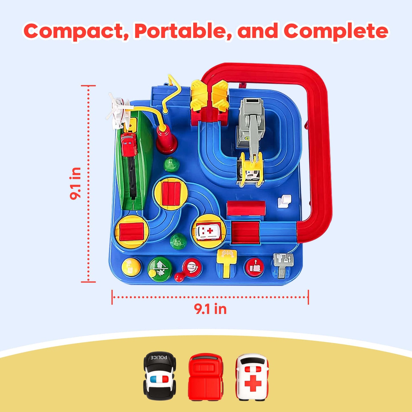 TurboCity Push 'n' Play Racetrack