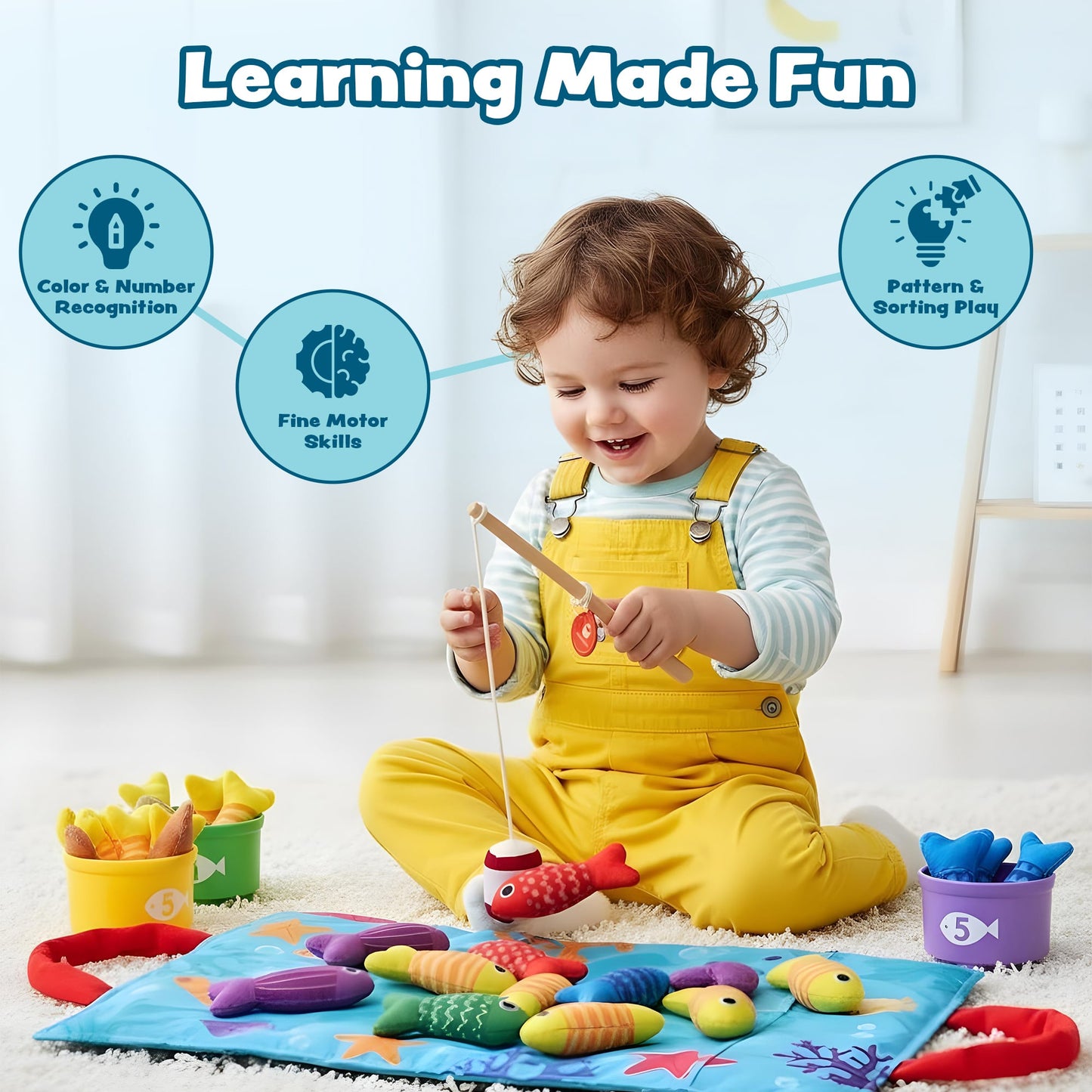 Little Ocean Montessori Fishing Set