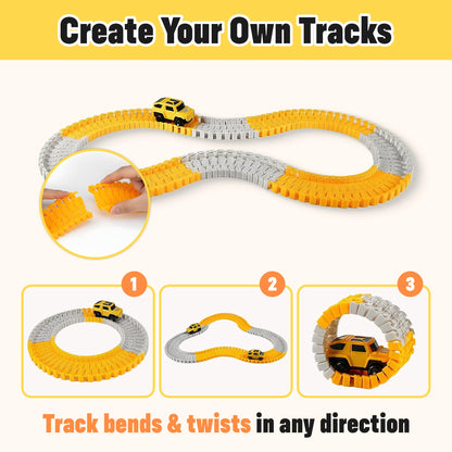 Build & Zoom Construction Track Set