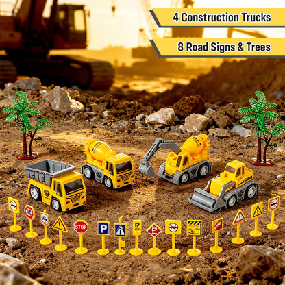 Build & Zoom Construction Track Set