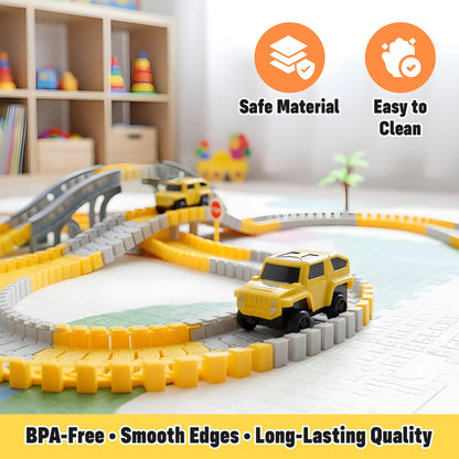 Build & Zoom Construction Track Set