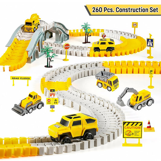 Build & Zoom Construction Track Set