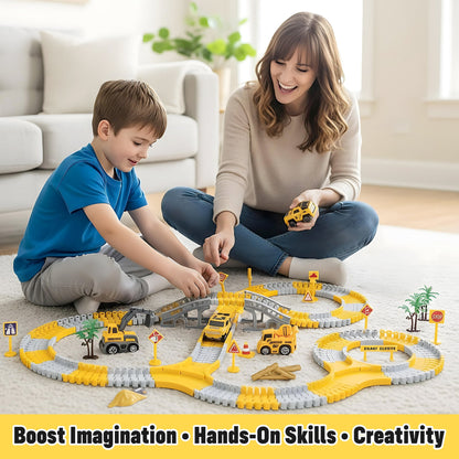 Build & Zoom Construction Track Set