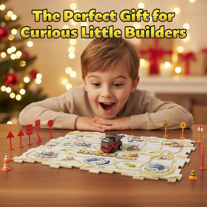 Jigsaw Puzzle Car Track