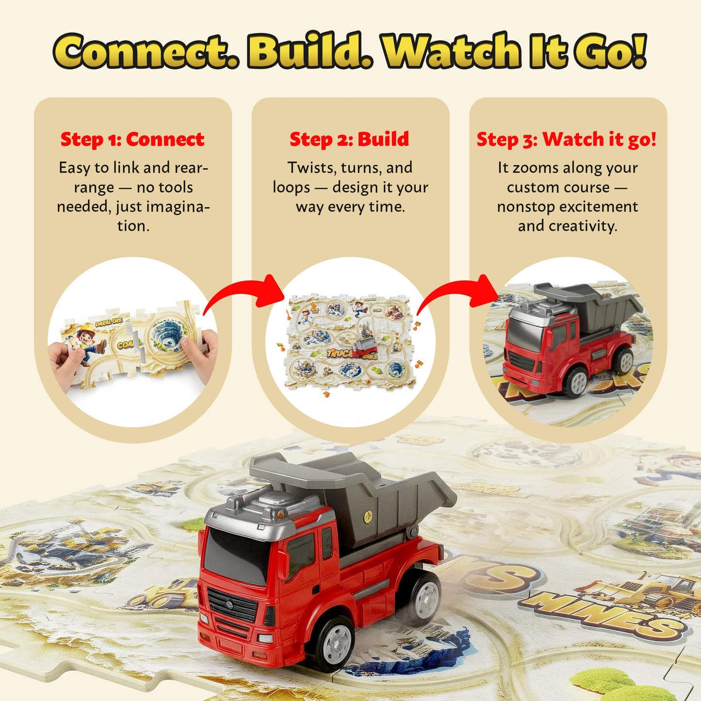 Jigsaw Puzzle Car Track