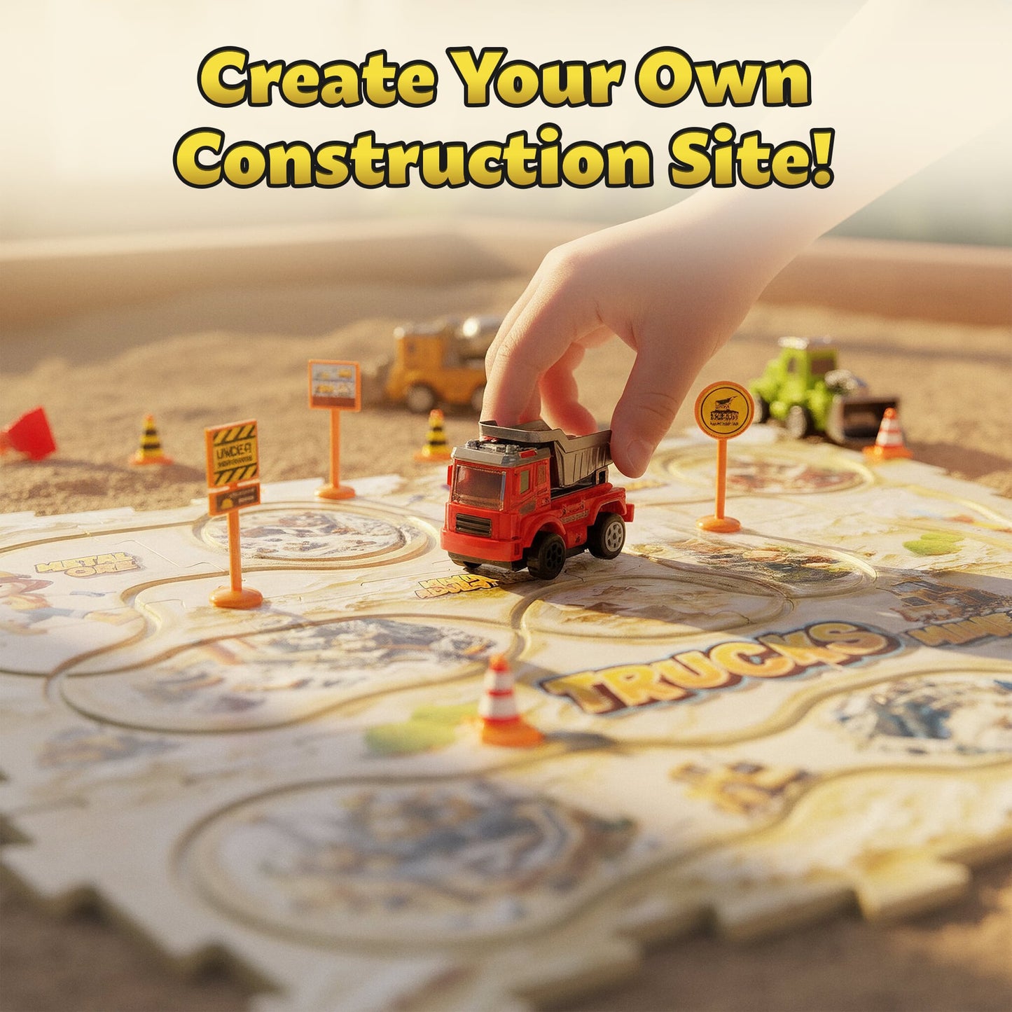 Jigsaw Puzzle Car Track