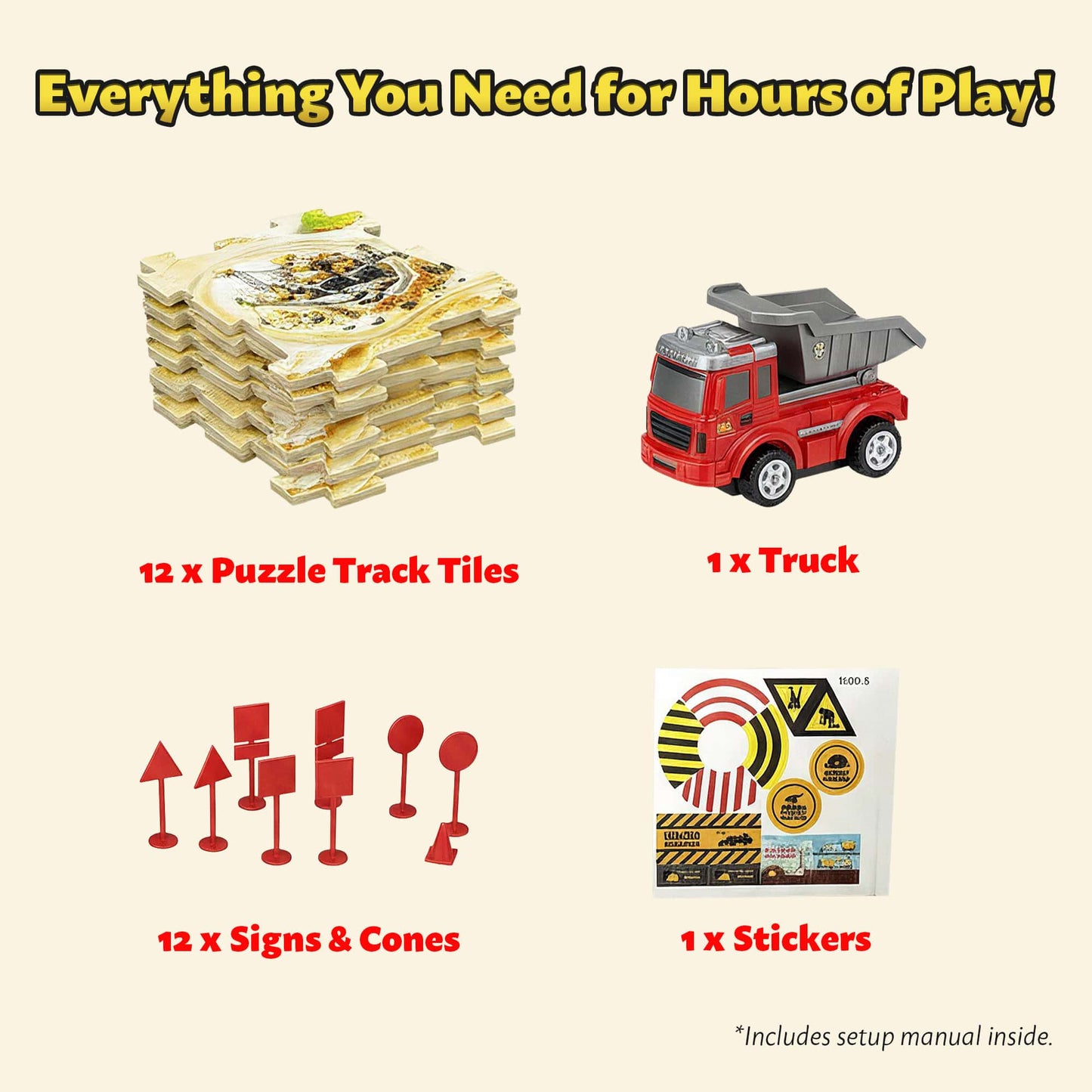 Jigsaw Puzzle Car Track